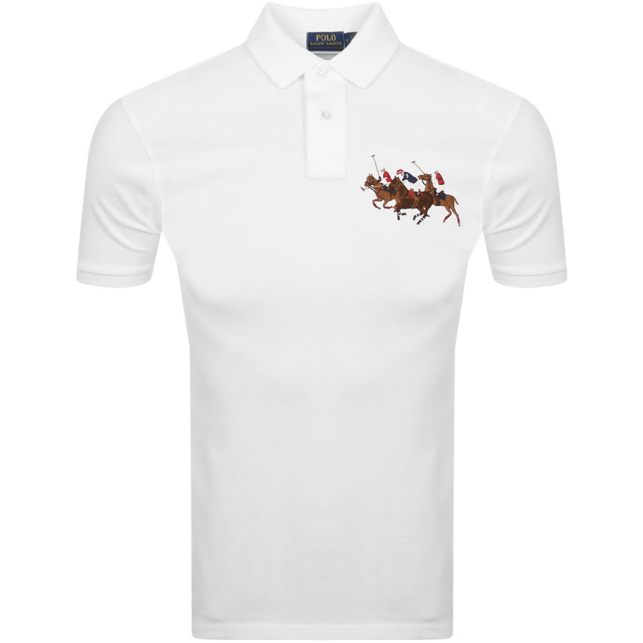 Alternative Image for ProductRalph Lauren Basic Mesh Polo T Shirt White1